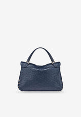Zanellato Small Postina Cactus Crossbody Bag Blue 0680102230000SZ0504_Blue_44130033