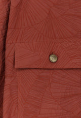 Brunello Cucinelli Embroidered Cropped Shirt Orange MQ988MW306C8604_ORANGEFLAME_54420833
