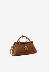 Zanellato Dotta Suede Crossbody Bag Brown 0708002270000Z0248_Brown_44129873