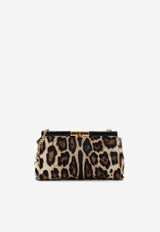 Dolce & Gabbana Marlene Leopard Print Clutch Bag  Brown BB7672A086389738_Brown_40005325
