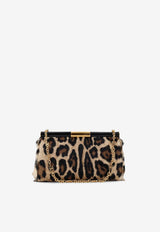Dolce & Gabbana Marlene Leopard Print Clutch Bag  Brown BB7672A086389738_Brown_40005325