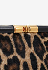 Dolce & Gabbana Marlene Leopard Print Clutch Bag  Brown BB7672A086389738_Brown_40005325