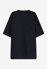 Balenciaga Sacré Coeur Graphic Print T-shirt Black 764235TUVE41000_Black_44824455