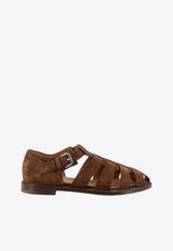 Church's Fisherman Suede Sandals Brown EX00339VJF0AXO_BURNT_44129889