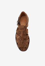 Church's Fisherman Suede Sandals Brown EX00339VJF0AXO_BURNT_44129889