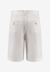 PINKO Byrana Bermuda Shorts White 106594A34IZ05_White_44130393