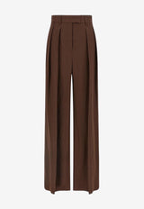 Brunello Cucinelli Straight-Leg Tailored Pants Brown MH126P8512C9284_COCOA_54420820