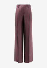Brunello Cucinelli Straight-Leg Tailored Pants Purple MH126P8884C9275_RHUBARB_54420843