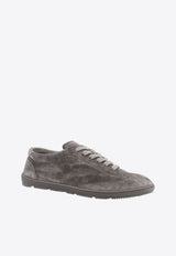 Brunello Cucinelli Suede Low-Top Sneakers Gray MZUCAHN345C8867_Grey_54420856