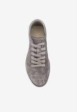 Brunello Cucinelli Suede Low-Top Sneakers Gray MZUCAHN345C8867_Grey_54420856