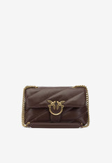 PINKO Medium Classic Love Puff Crossbody Bag Bordeaux 100038A0F2R49Q_211a801f-a0ca-4f2e-9cb5-1110e17218bb