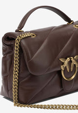 PINKO Medium Classic Love Puff Crossbody Bag Bordeaux 100038A0F2R49Q_211a801f-a0ca-4f2e-9cb5-1110e17218bb