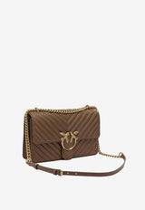 PINKO Medium Love Birds Quilted Crossbody Bag Brown 100941A0GKL17Q_ca782dd9-7669-43d3-9b85-66dbb1319335