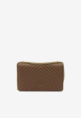 PINKO Medium Love Birds Quilted Crossbody Bag Brown 100941A0GKL17Q_ca782dd9-7669-43d3-9b85-66dbb1319335