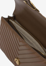 PINKO Medium Love Birds Quilted Crossbody Bag Brown 100941A0GKL17Q_ca782dd9-7669-43d3-9b85-66dbb1319335