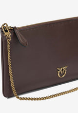 PINKO Love Birds Chain Clutch Bag Bordeaux 102747A0F1R49Q_e43d3af0-e7f9-4bf9-8c0a-447d5d6e0a90