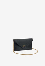 PINKO Mini Love Birds Envelope Clutch Bag Black 105347A0F1Z99Q_c98be3c3-525a-4563-8905-5f1ad2e03e56