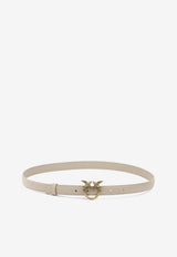 PINKO Love Birds Thin Leather Belt Beige 100143A0F1C50Q_c2fc5f50-0f98-49e6-884f-9a5d8d0e8be1