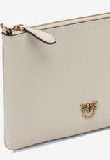 PINKO Medium Flat Love Clutch Bag White 100455A0F1Z14Q_d3a90b8b-cbd6-485b-8512-9ad53b5e4333