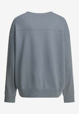 PINKO Embellished Love Birds Sweatshirt Blue 100534A33GE87_36456039-a2c0-43ce-91f8-b3c49f77a149