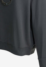 PINKO Embellished Love Birds Sweatshirt Gray 100534A33GK10_d71ceed8-1b73-41ab-8503-9c99c89e41a0