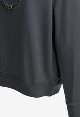 PINKO Embellished Love Birds Sweatshirt Gray 100534A33GK10_d71ceed8-1b73-41ab-8503-9c99c89e41a0