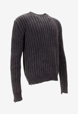 Off-White Arrow Ribbed Knit Vintage Sweater Black OMHE20BF25KNI001_1310
