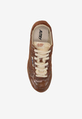 Autry Windspin Metallic Suede  Sneakers Brown WSLWOY_02