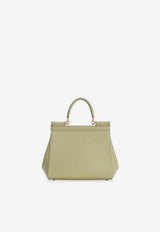 Medium Sicily Leather Crossbody Bag
