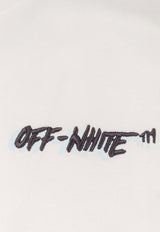 Off-White Embroidered Logo T-shirt White 44MAA027S26J009100_White_53278388