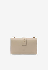 PINKO Medium Love Birds Buckle Shoulder Bag Beige 105857A0F1C50Q_877b33d0-f554-40d9-9fe2-b9991668b2c3