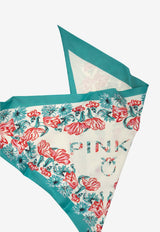PINKO Limbo Swing Triangle Silk Scarf Multicolor 106655A38IDS3_36d46fef-3dd6-4389-925f-c6ccf8fa8806