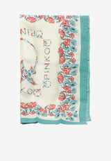PINKO Limbo Printed Silk Scarf Multicolor 106656A38IDS3_0033fed2-4340-4b0f-98eb-6cae3a0ca5a9