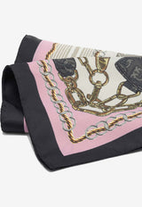 PINKO Bags Print Silk Blend Scarf Multicolor 106656A39LNZ5_fcb6eaa9-9134-4942-a9af-4dc05c2367f8