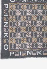 PINKO Mambo Printed Fringed Scarf Multicolor 106735A39PAZ5_a7da3d86-99bb-49a1-9bcc-a2dd53d41395