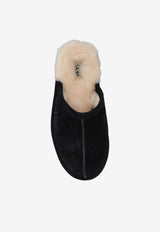 UGG Scuff Suede Slippers Black 1101111_BLK