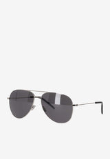 Saint Laurent Pilot-Frame Sunglasses Gray 419695Y9910_8103
