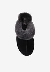 UGG Scuffette II Shearling Slippers Black 1106872_BCGR