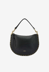 Isabel Marant Medium Oskan Soft Zip Shoulder Bag Black 25ABF0066FAC3C22M01BK_61448d2c-5aaf-4d0d-8b21-c75eaf997b3b