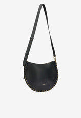 Isabel Marant Medium Oskan Soft Zip Shoulder Bag Black 25ABF0066FAC3C22M01BK_61448d2c-5aaf-4d0d-8b21-c75eaf997b3b