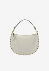 Isabel Marant Medium Oskan Soft Zip Shoulder Bag White 25ABF0066FAC3C22M20CK_3d4f27a1-e95c-46f7-9673-43f8ce26ee79
