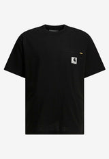 Sacai X Carhartt Wip Logo Patch Jersey T-shirt Black 26-01092S001_34249d23-7976-47f4-ac9b-dc3ebfadb0a2