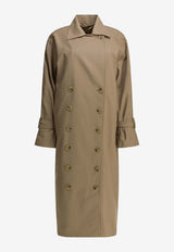Toteme Signature Trench Coat Beige 243-WRO1112-FB0243-156KHAKI_f10ca3af-acfa-469f-92aa-5a2f1d12741b
