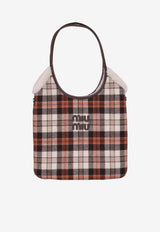 Miu Miu Ivy Checked Shoulder Bag Multicolor 5BG231VMLN2ID5_F0Z0F