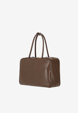 Miu Miu Beau Leather Shoulder Bag Brown 5BB117VMON2CRW_F0244