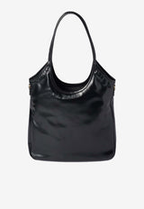 Miu Miu Ivy Leather Shoulder Bag Black 5BG311VOON2IEO_F0002