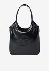 Miu Miu Ivy Leather Shoulder Bag Black 5BG311VOON2IEO_F0002
