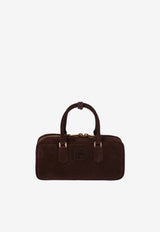 Miu Miu Arcadie Suede Top Handle Bag Dark Brown 5BB148VOON2CS4_F0003