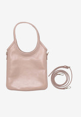 Miu Miu Ivy Calf Leather Top Handle Bag Pink 5BA281VOLI2IEO_F0236