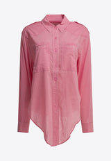 Isabel Marant Etoile Valiane Asymmetric Long-Sleeved Shirt Pink 26PCH0304FAD1I05E40BG_f38640ff-4fe1-4754-a0a3-d9618acb2d6e